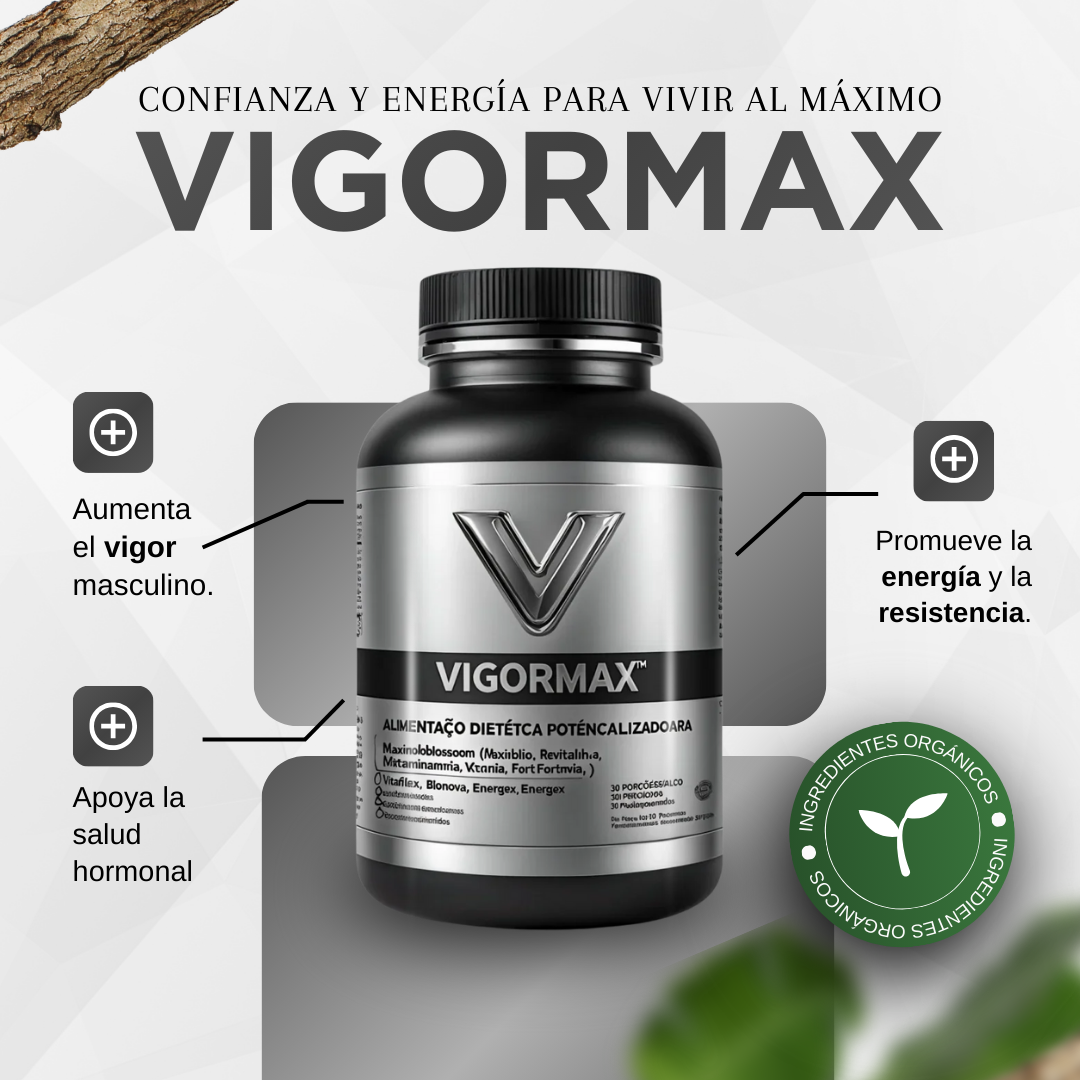 VigorMax más Vitalidad, rendimiento y salud masculina