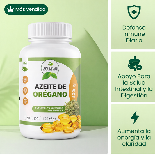 Cápsulas de Orégano – Menos niebla mental y Defensas fuertes