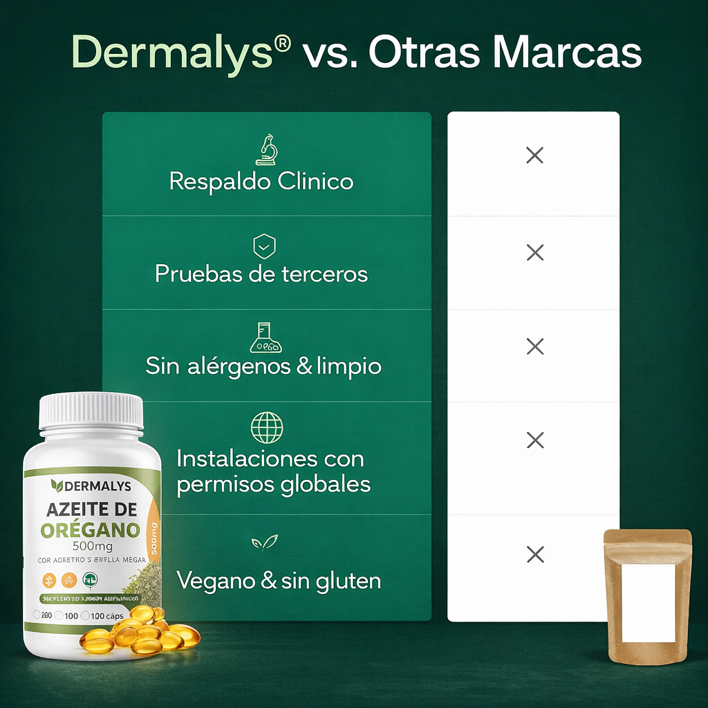 Cápsulas de Orégano – Menos niebla mental y Defensas fuertes