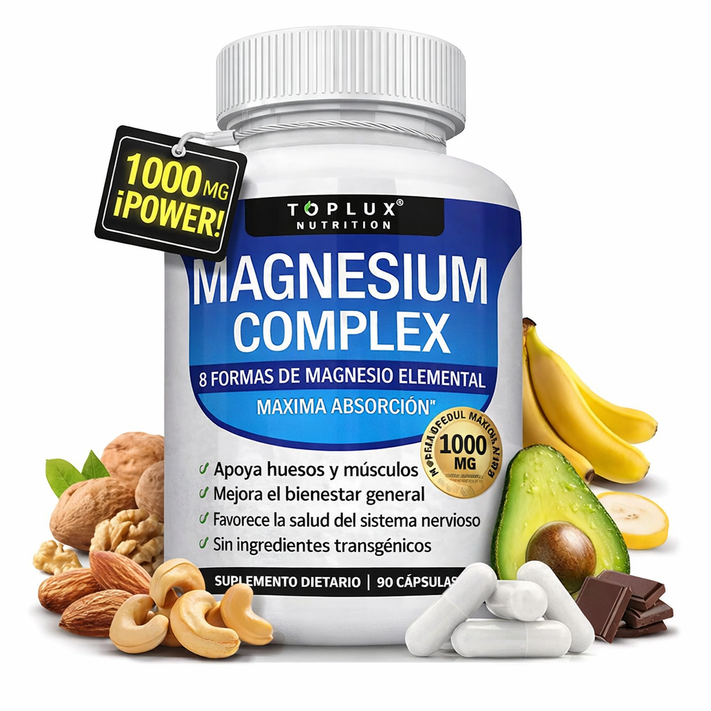 Cápsulas de Magnesium Más Energía, Sueño Profundo y Músculos Relajados
